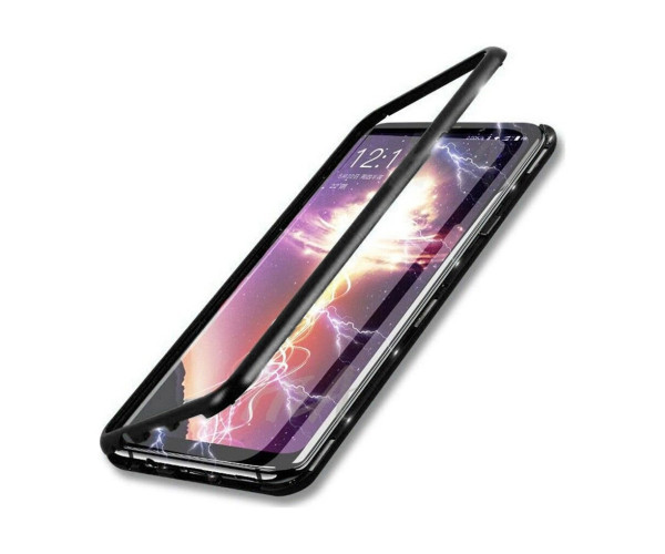 Θήκη Ancus 360 Full Cover Magnetic Metal για Apple iPhone 14 Plus Μαύρη