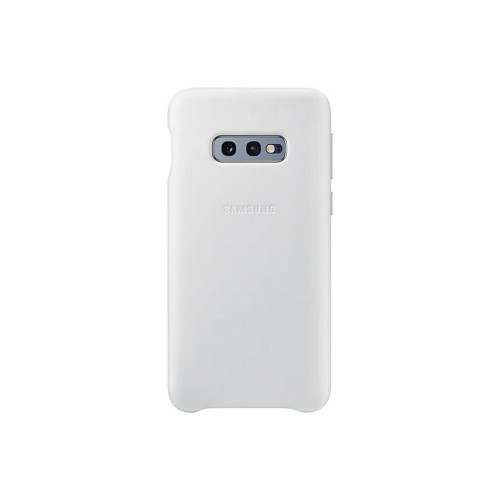 Θήκη Faceplate Samsung Leather Cover EF-VG970LWEGWW για SM-G970F Galaxy S10e Λευκή