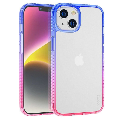 Θήκη Hoco Crystal Color Skin Feel για Apple iPhone 14 Rainbow