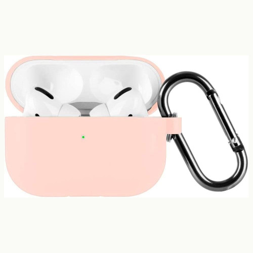 Silicone Case Goospery for Airpods Pro Pink with Hook