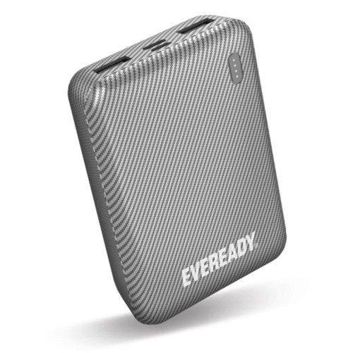 Power Bank Energizer Eveready Mini 10000mAh 2.1A with 2xUSB 2.0 and LED Battery Display Silver