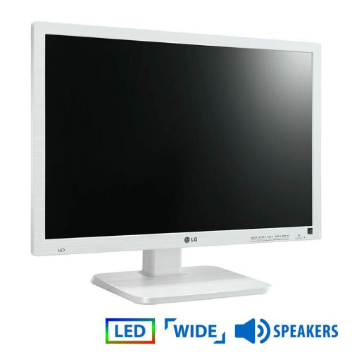 Used Monitor 22MB65PY LED/LG/22"/1680x1050/Wide/White/w/Speakers/D-SUB & DVI-D & DP & HUB USB