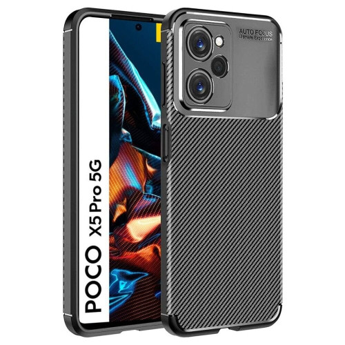 Θήκη Ancus AutoFocus Carbon Fiber για Xiaomi Poco X5 Pro Μαύρο