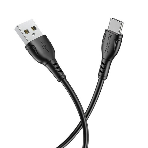 Καλώδιο σύνδεσης Borofone BX51 Triumph USB σε USB-C 2.4A 1μ Μαύρο