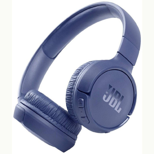 Bluetooth Stereo JBL JBLT510  Over-ear  Pure Bass Sound Multipoint, Support Voice Assistant με 40 hr Blue