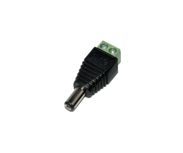 Male Jack Converter Adapter DC Power Connector 1τεμ Well DC-M/2.1X5.5-TBS