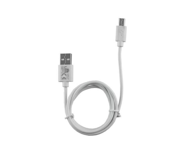 Καλώδιο Micro USB Devices Long USB 2.4A Φόρτισης - Data 1m LUM01 Λευκό Lime