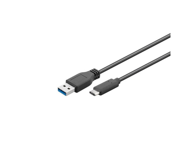 Καλώδιο Type C 3.1 σε USB 3.0 Φόρτισης - Data 1m Μαύρο Well USBC/USB3.0-1.0-WL