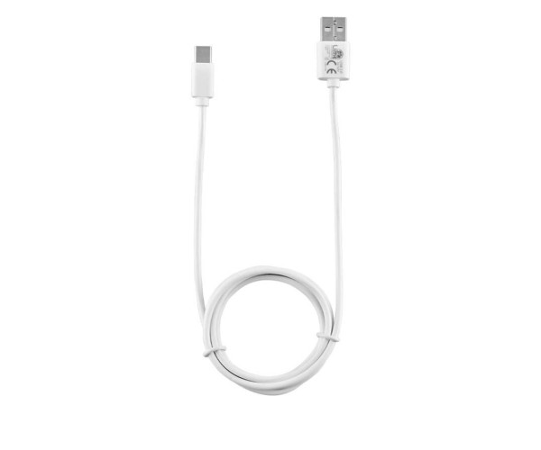 Καλώδιο Type C Long σε USB 2.4A Φόρτισης - Data 1m Λευκό LUC01 Lime