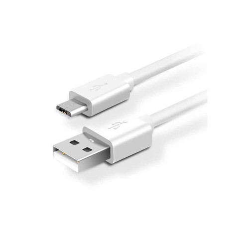 Καλώδιο USB 2.0 σε Micro USB Φόρτισης - Data 2m 2.0A Λευκό Well CABLE-USB/UUSB-2WE05-WL