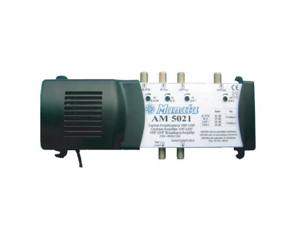 Κεντρικός ενισχυτής 4G(21-60) AM-5021 4INPUTS FM/VHF/2UHF