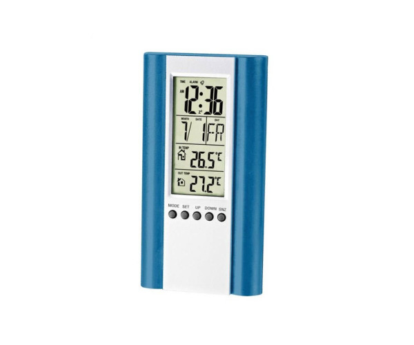 FIESTA ψηφιακό θερμόμετρο εσωτερικού/εξωτερικού χώρου μπλε FSTT04B