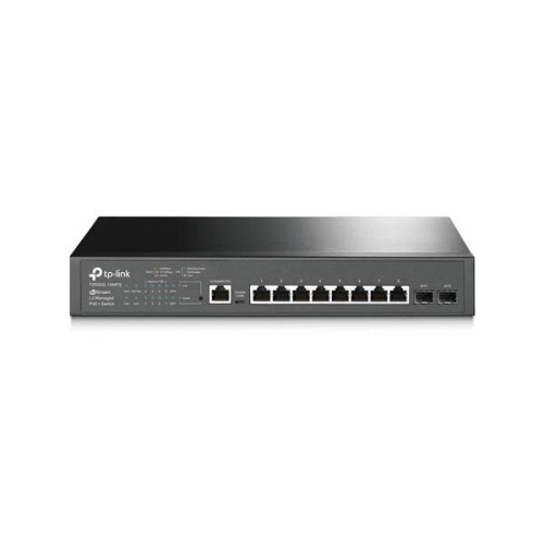 TP-LINK T2500G-10MPS 8-Port Gigabit L2 Managed PoE Swirch WITH 2 SFP Slots