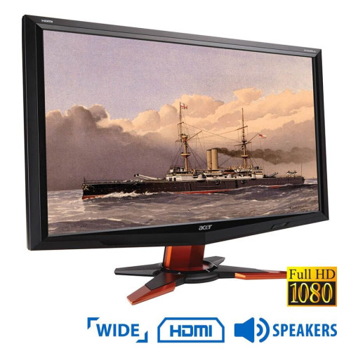Used Monitor GD245HQ/Acer/24"FHD/1920x1080/Wide/Black/w/Speakers/D-SUB & DVI-D & HDMI