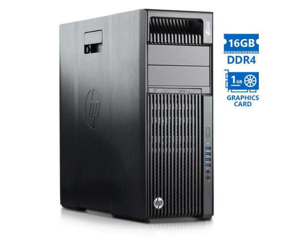HP Z640 Tower Xeon E5-2620v3(6-Cores)/16GB DDR4/2TB/Nvidia 1GB/DVD-RW Grade A Workstation Refurbishe