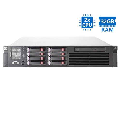 Refurbished Server HP DL380 G7 R2U 2xE5649/32GB DD...