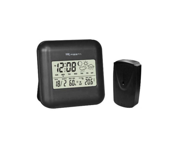 FIESTA Wireless Ψηφιακό Θερμόμετρο  Υγρόμετρο  Εσωτερικού/Εξωτερικου Χώρου FSTT03