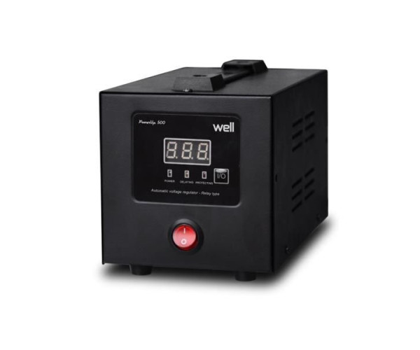 AVR-500VA Well Ψηφιακό PowerUP w/LCD Display Black AVR-REL-POWERUP500-WL