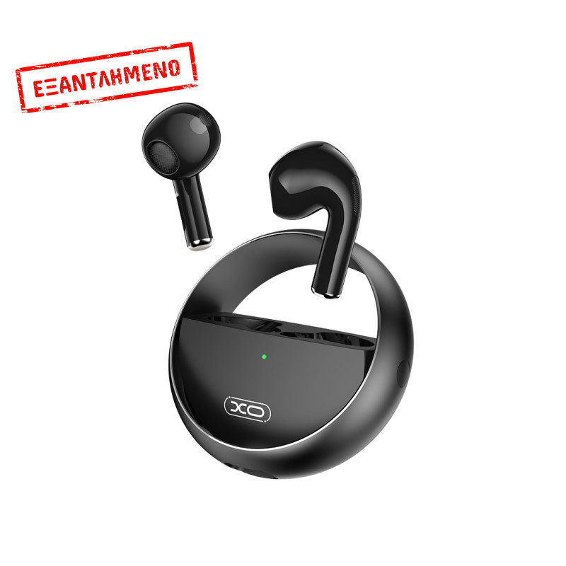 XO X31 Gyro Zinc Alloy Rotating TWS Bluetooth Earphones (Black)