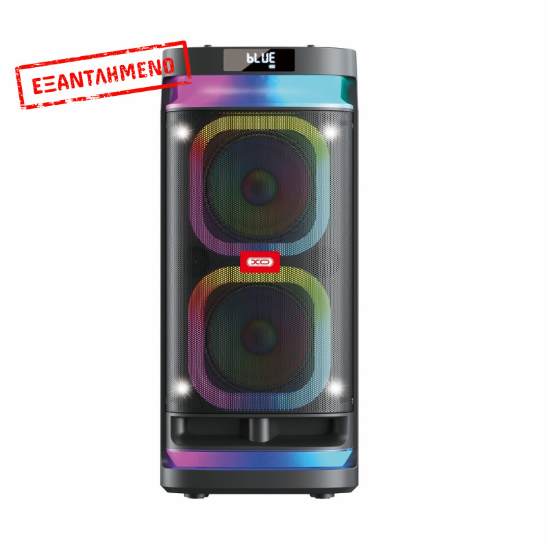 XO F58 Shine Διπλό 6-inch Woofer RGB Bluetooth Ηχείο 40W