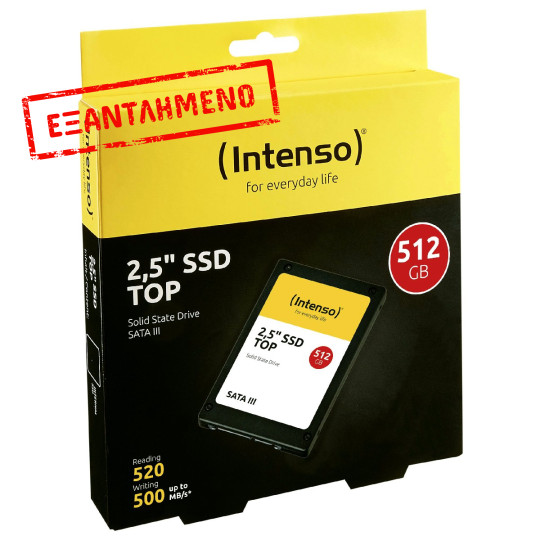 Σκληρός Δίσκος Intenso 3812450 Top Performance 2.5" SATA3 MLC 512GB SSD