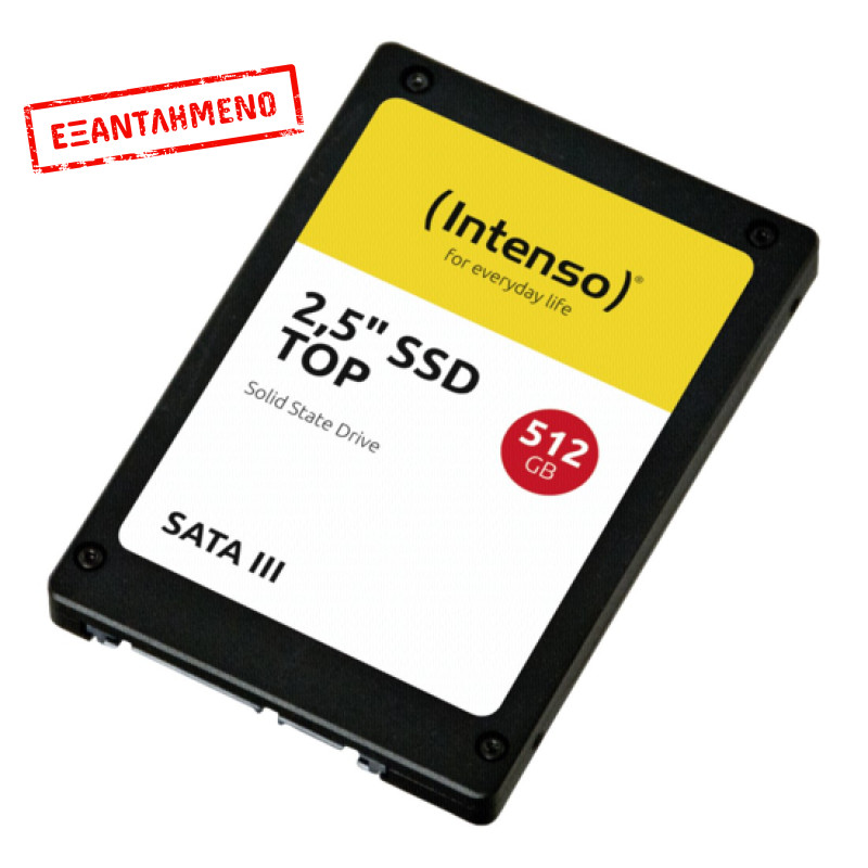 Σκληρός Δίσκος Intenso 3812450 Top Performance 2.5" SATA3 MLC 512GB SSD