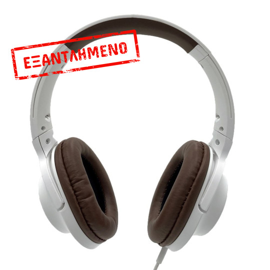 Ακουστικά Stereo Media-Tech MT3604 Delhpini 3.5mm Λευκά με Μικρόφωνο και Πλήκτρο Ελέγχου
