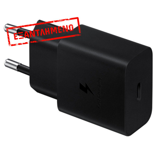 Φορτιστής Ταξιδίου Samsung Fast Charging EP-T1510XBEGEU 15W με Καλώδιο USB-C σε USB-C  Μαύρο