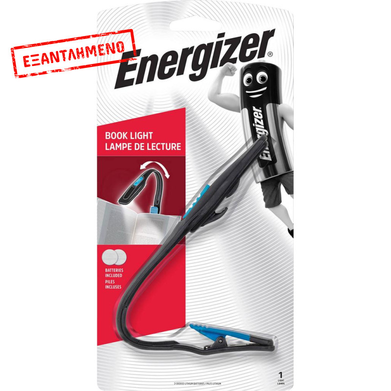 Φακός Energizer Booklite Led 11 Lumens με Μπαταρίες CR2032 2 Τεμ. Μαύρο