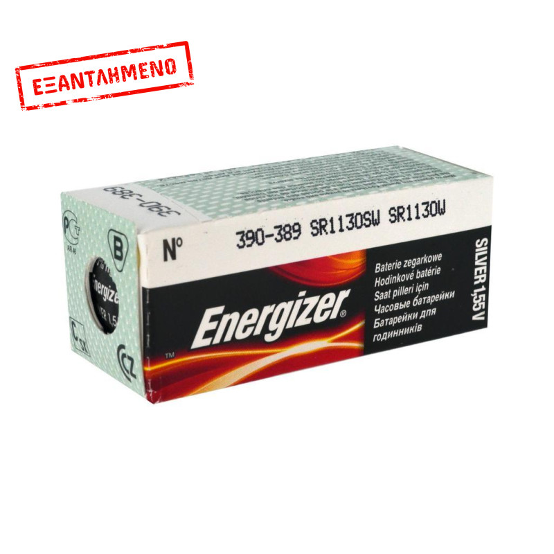 Buttoncell Energizer 390-389 SR1130SW Τεμ. 1