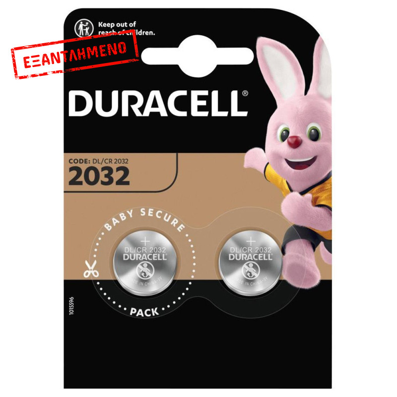 Buttoncell Duracell CR2032 Τεμ. 2