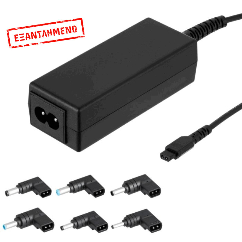 Τροφοδοτικό Laptop Akyga AK-NU-11 19V / 19.5V / 20V 2.5A 45W Universal με 6 Κονέκτορες 1.2m