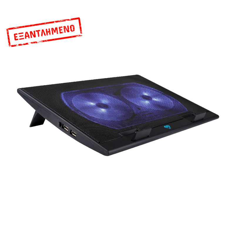 Laptop Cooler Media-Tech MT2659 Μαύρο για Φορητούς Υπολογιστές έως 17"