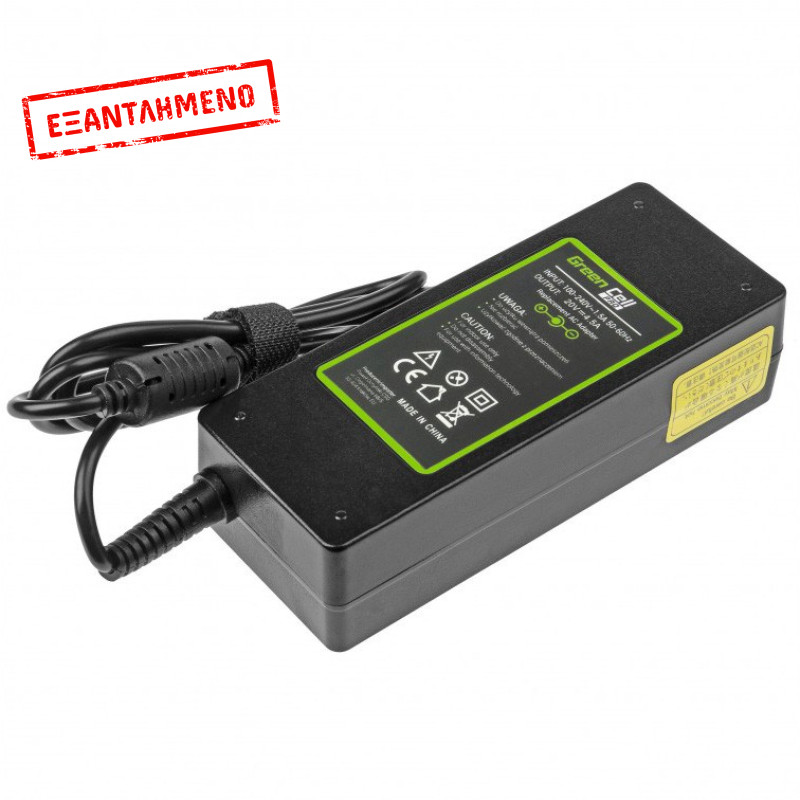 Τροφοδοτικό Laptop Green Cell PRO AD39AP Συμβατό με Lenovo G500s 20V 4.5A 90W Κονέκτορας Lenovo Slim Tip Καλώδιο 1.2m