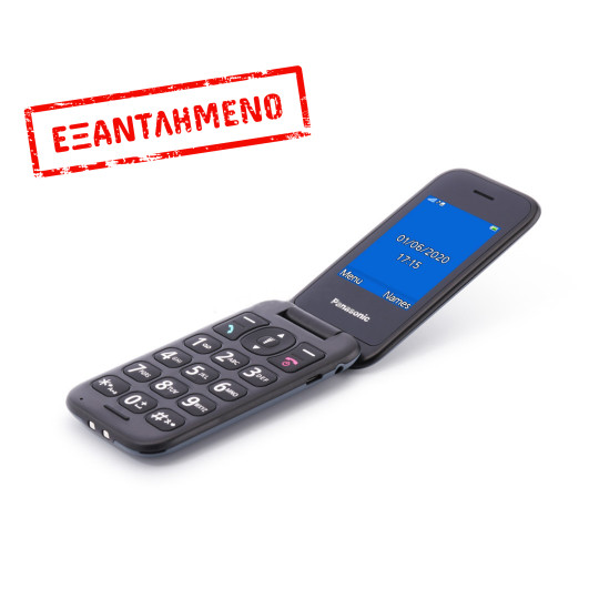 Panasonic KX-TU400EXG Γκρι 2.4" με MicroSD, Bluetooth, Κάμερα, Μεγάλα Γράμματα και Πλήκτρο SOS