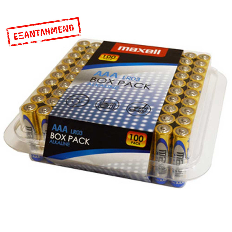 Μπαταρία Αλκαλική Maxell LR03 size AAA 1.5 V Τεμ. 100