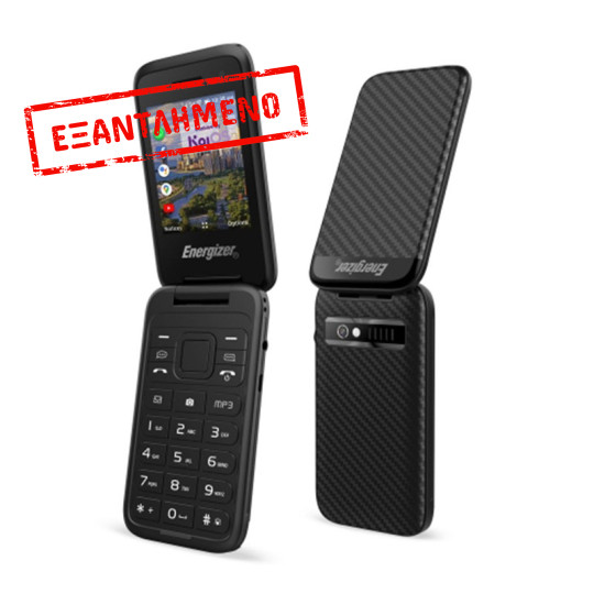 Energizer Energy E282SC 512MB/4GB Dual Sim 4G 2.8" KaiOS 1400 mAh, Bluetooth, Camera, Μαύρο με 3 Χρόνια Εγγύηση