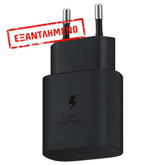 Φορτιστής Ταξιδίου Samsung EP-TA800NBEGEU USB-C 25W Μαύρο