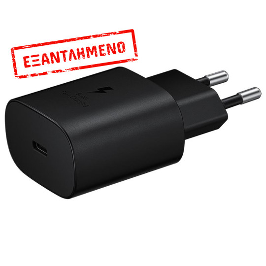 Φορτιστής Ταξιδίου Samsung EP-TA800NBEGEU USB-C 25W Μαύρο