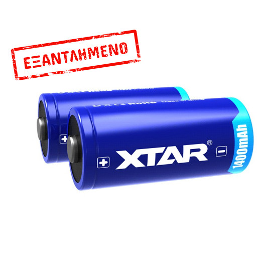 Μπαταρία Lithium Xtar CR123A 1400mAh 3V Τεμ. 1