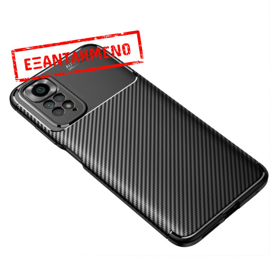 Θήκη Ancus AutoFocus Carbon Fiber για Xiaomi Note 11 Pro Μαύρη