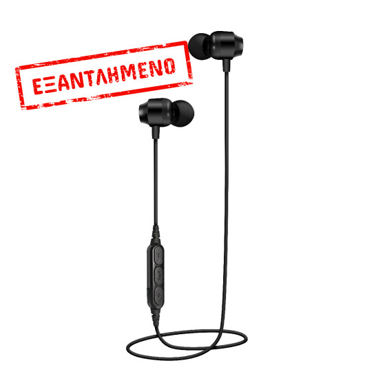 Bluetooth Earphones Energizer CIBT20BK2 V 5.0 Διάρκεια Μπαταρίας 5  Ώρες και Πλήκτρα Ελέγχου Μαύρα