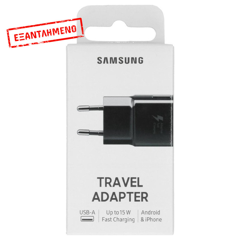 Φορτιστής Ταξιδίου Samsung EP-TA20EBENGEU USB-A 15W Μαύρο