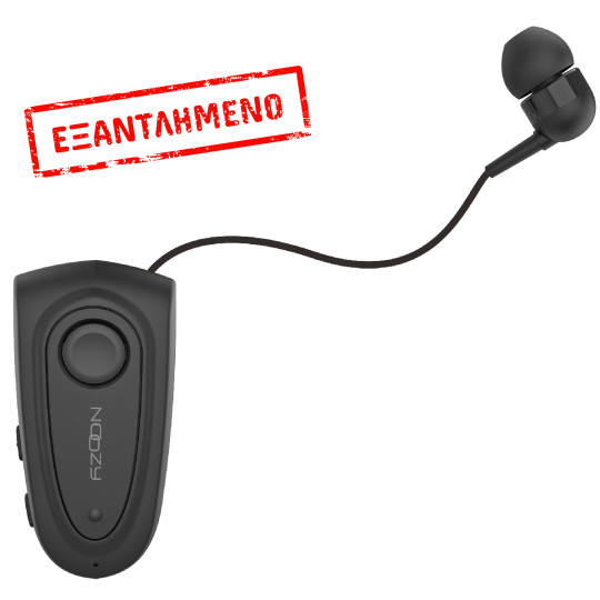 Bluetooth Hands Free Noozy Roller BH67 Bluetooth V.5.3 με Δόνηση Multi Pairing Μαύρο