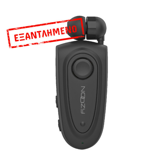 Bluetooth Hands Free Noozy Roller BH67 Bluetooth V.5.3 με Δόνηση Multi Pairing Μαύρο