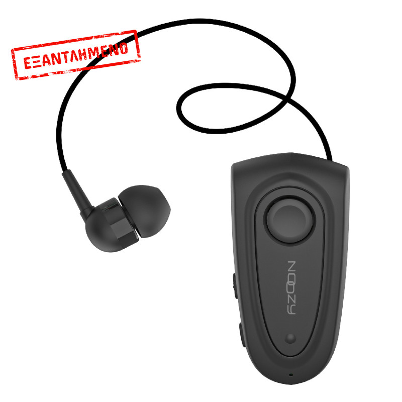 Bluetooth Hands Free Noozy Roller BH67 Bluetooth V.5.3 με Δόνηση Multi Pairing Μαύρο