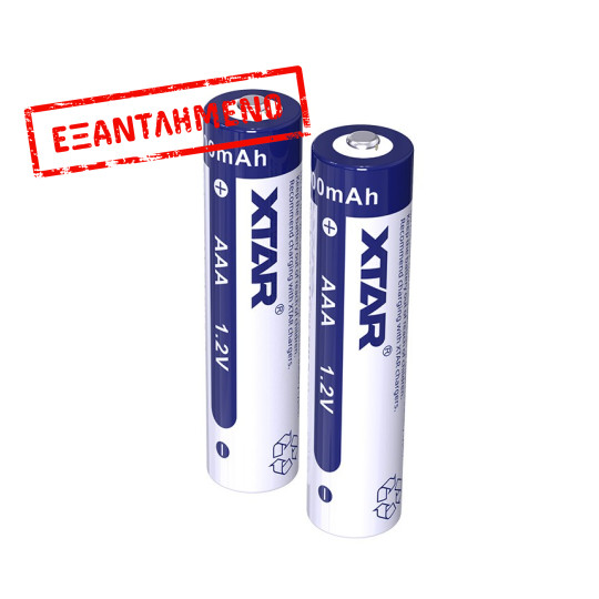 Μπαταρία Επαναφορτιζόμενη Xtar 900mAh Ni-MH 1.2V AAA Τεμ. 1