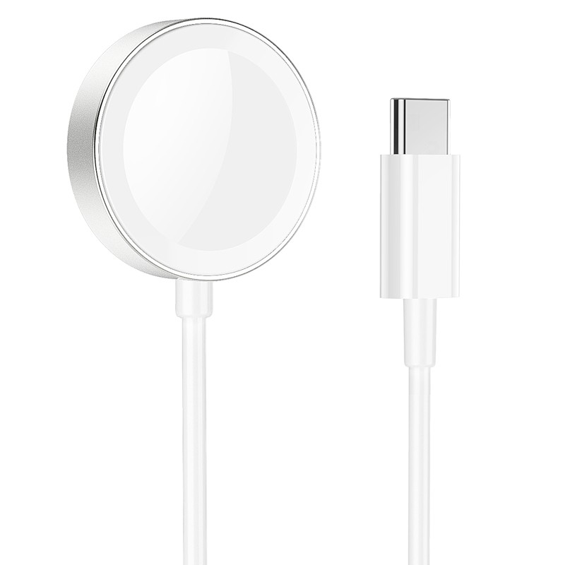 Ασύρματος Φορτιστής Hoco CW39C για iWatch USB-C 5V/0.35A Λευκό 1.2m