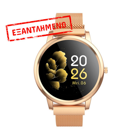 Smartwatch Hoco Y8 IP68 TFT Screen 1.09" 180mAh v5.0 Χρυσό