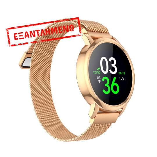 Smartwatch Hoco Y8 IP68 TFT Screen 1.09" 180mAh v5.0 Χρυσό